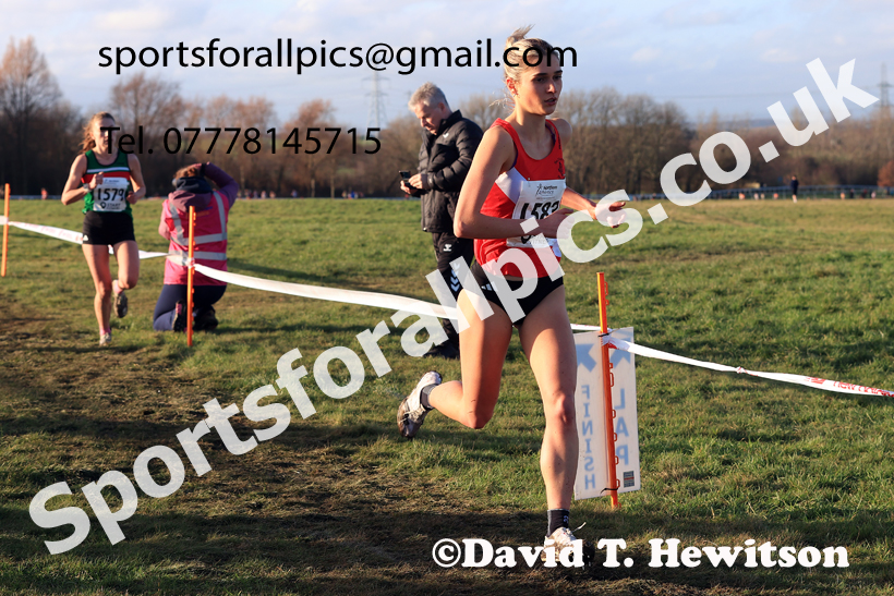 Senior Womens 2026 Northern Cross Country Champs., Pontefract Racecourse, Pontefract. Photo: David T. Hewitson/Sports for All Pics